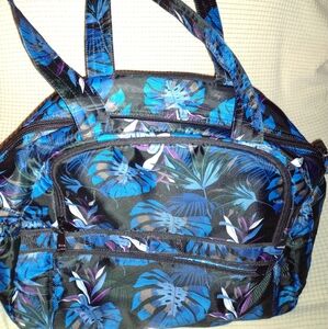 Authentic LUG Blue Duffle Travel Bag "Cartwheel" Unisex